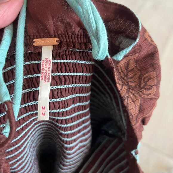 Free people Abercrombie & Fitch Flutter Sleeve Midi Dress size M - Picture 4 of 8